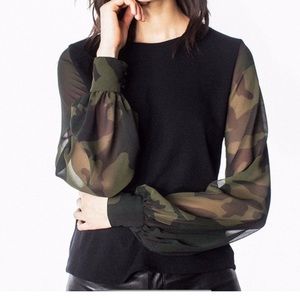 Generation Love ‘Noelle’ Camo Top